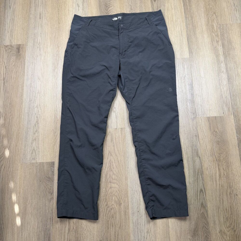 The North Face Pants Mens 40x32 Gray Nylon Lightweight Hiking Zip Pocket Vent